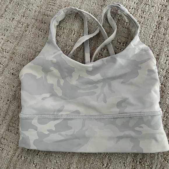 Lululemon grey and white camo bra - Picture 2 of 2